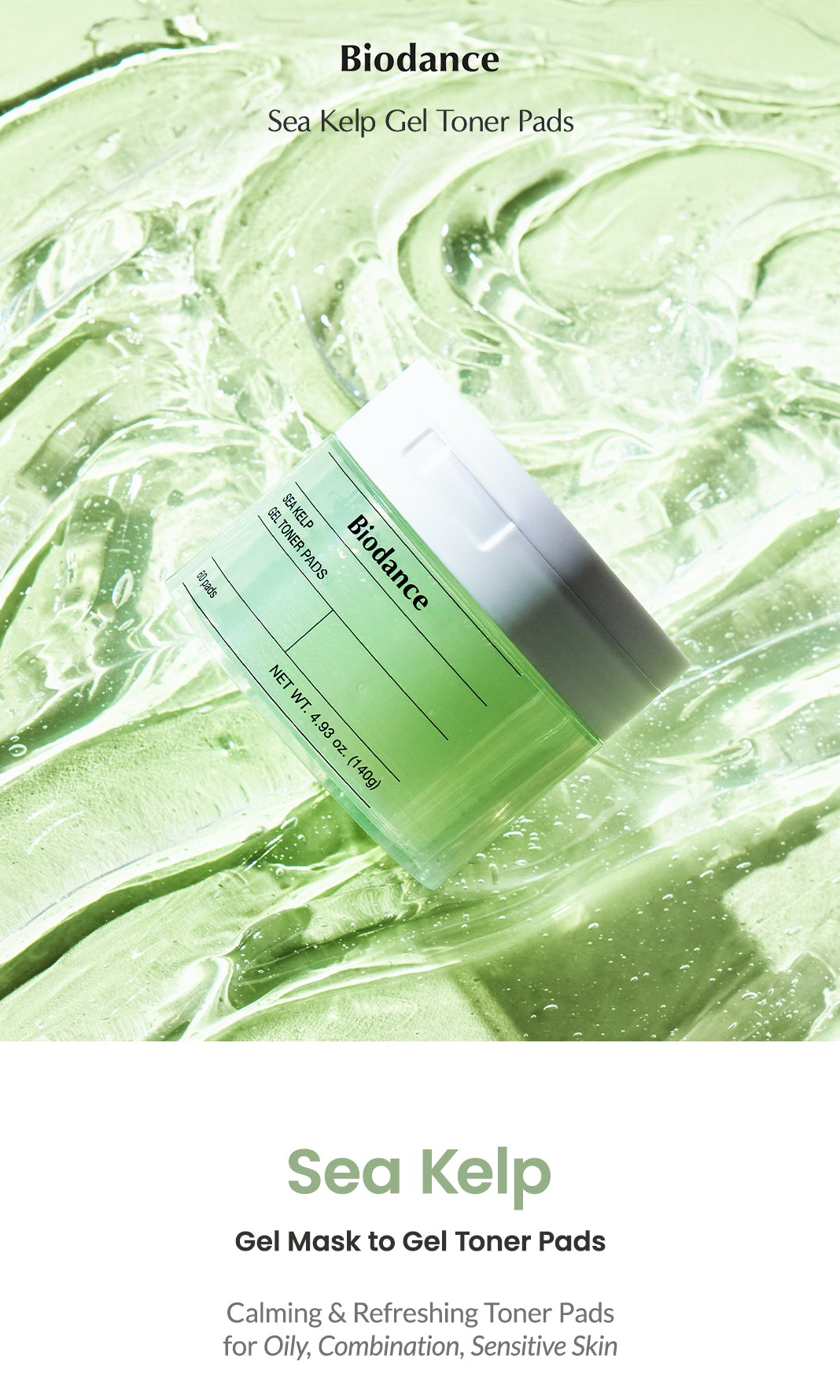Biodance Sea Kelp Gel Toner Pads