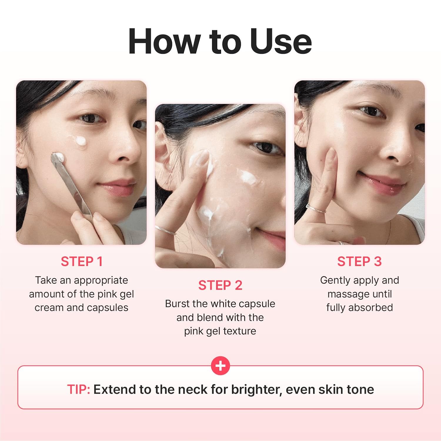 Centellian24 Expert Madeca Mela Capture Cream how to use – mix capsule gel cream last skincare step apply entire face gently