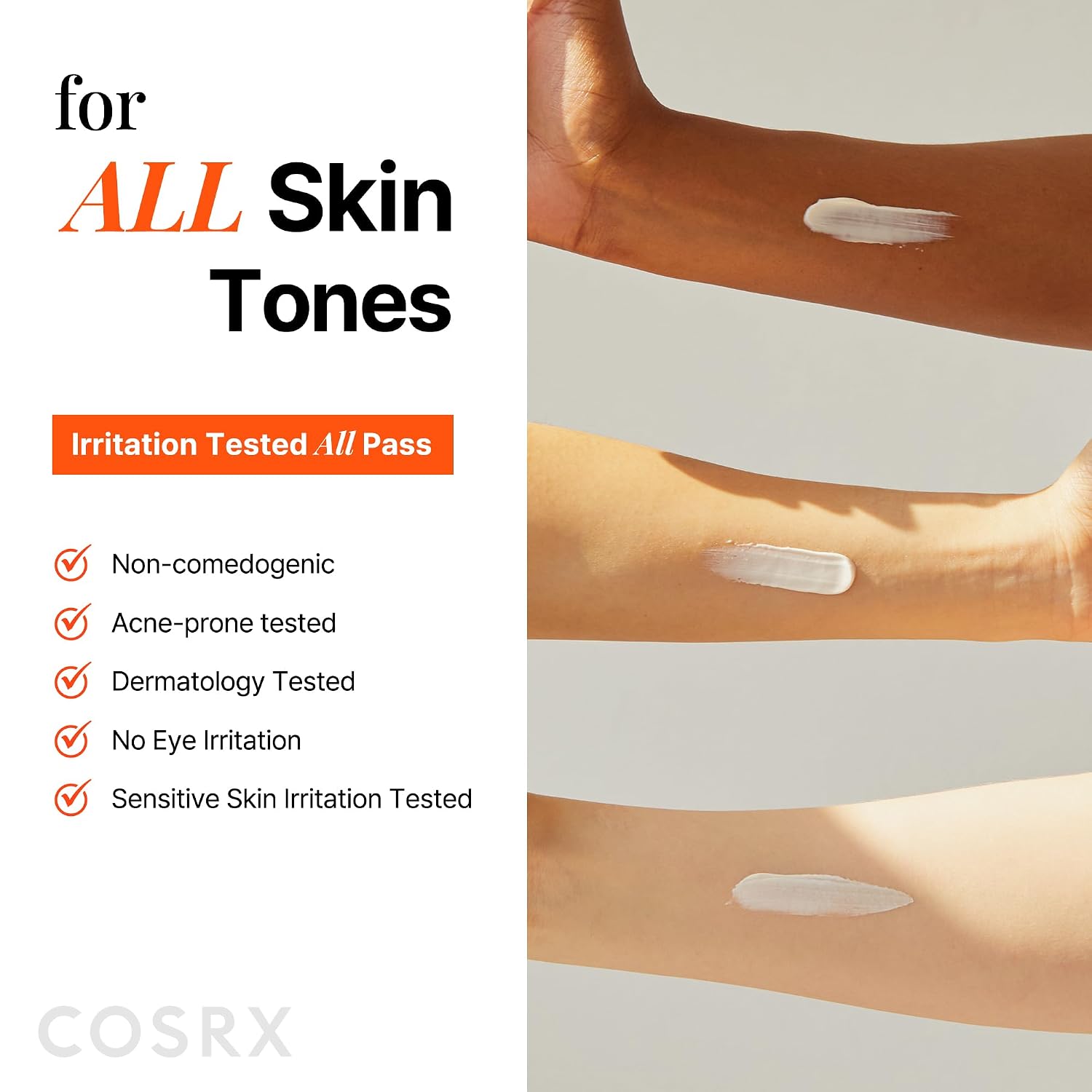 COSRX Sunscreen Stick Camellia Oil silicone texture – fast absorb non-comedogenic airy soft-focus sebum control oily combination skin