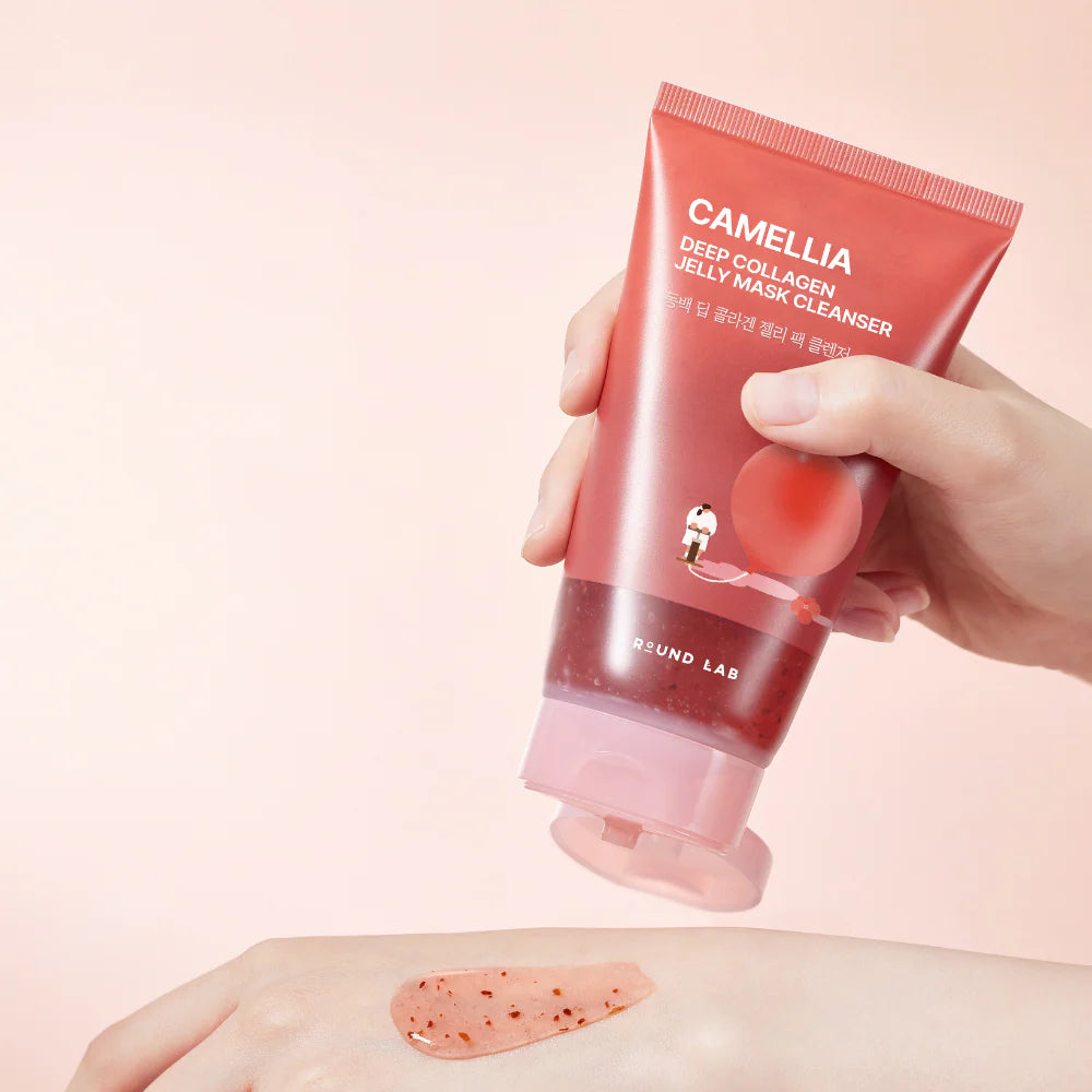 Round Lab Camellia Deep Collagen Jelly Mask Cleanser - Olive Kollection