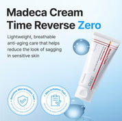Centellian24 Madeca Cream Time Reverse Zero texture – lightweight breathable instant cooling non-greasy PM Korean anti-aging cream