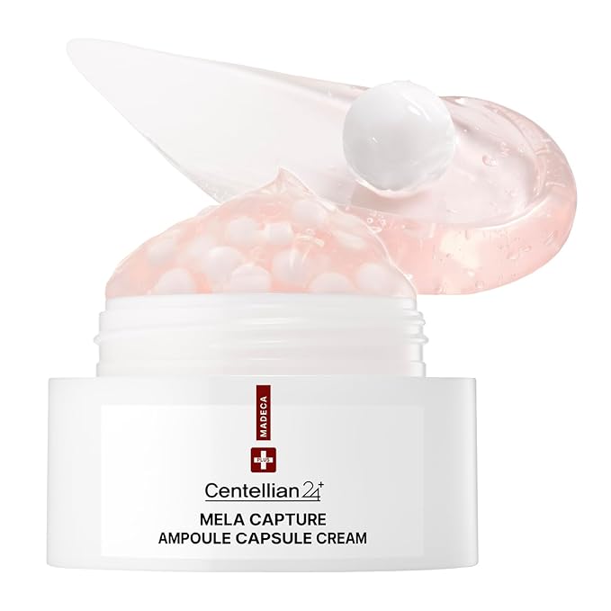 Centellian24 Expert Madeca Mela Capture Capsule Cream – 6 peptides 10 HA full TECA Mela-Zero Mela-Clean has fragrance $35