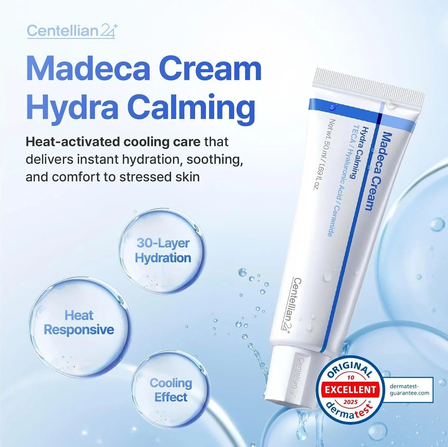 Centellian24 Hydra Calming Centella Asiatica Leaf Water base – TECA Asiaticoside Madecassic Acid Asiatic Acid Lactobacillus Ferment barrier repair