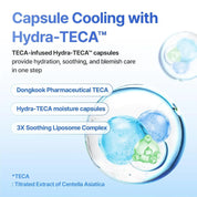 Centellian24 Hydra Calming Ectoin Caffeine – heat environmental stress protection UV puffiness microcirculation Niacinamide Panthenol Adenosine