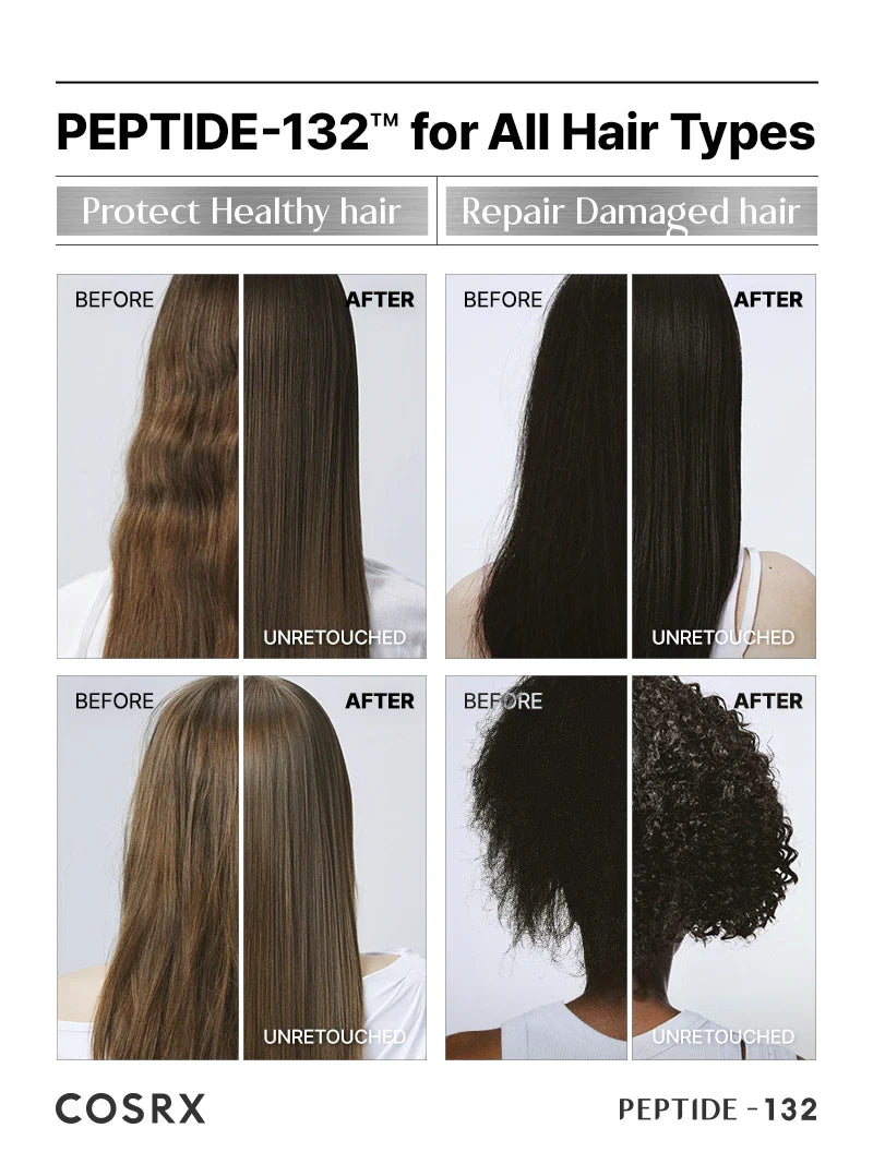 Cosrx Peptide-132 Ultra Perfect Hair Bonding Shampoo - Olive Kollection
