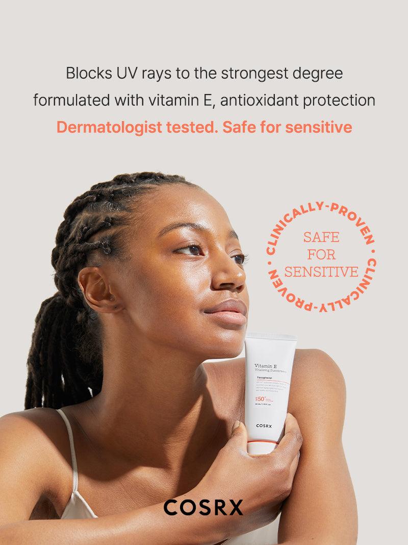 Cosrx Vitamin E Vitalizing Sunscreen SPF 50+ - Olive Kollection