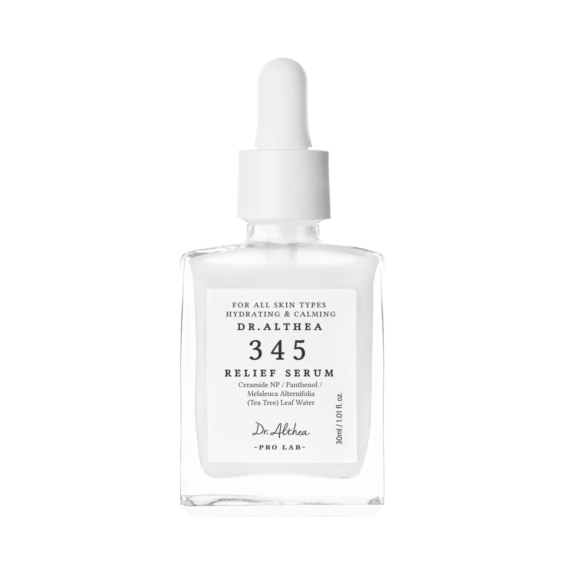 Dr. Althea 345 Relief Serum – Korean calming serum PDRN birch sap ceramide NP niacinamide fragrance-free vegan non-comedogenic