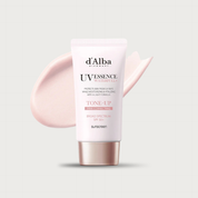 d'Alba Waterfull Tone-Up Sunscreen 50ml – Korean pink tone-up SPF 50 US OTC hybrid mineral chemical Iron Oxides Glutathione has fragrance $24