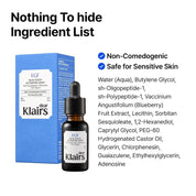 Dear Klairs Blue Youth Activating Drop 15 ingredient minimal formula