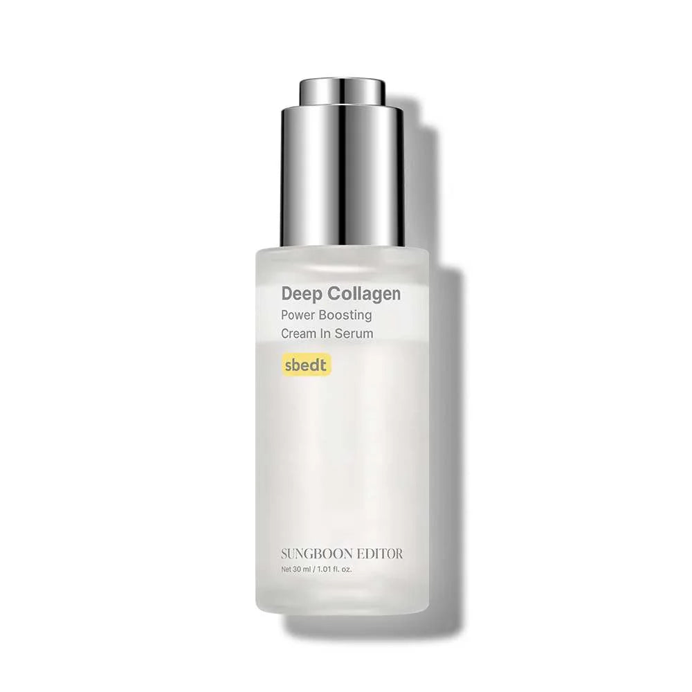 Sungboon Editor Deep Collagen Cream In Serum 30ml – Korean collagen serum 58% collagen 586,900ppm no water Volufiline fragrance-free $27