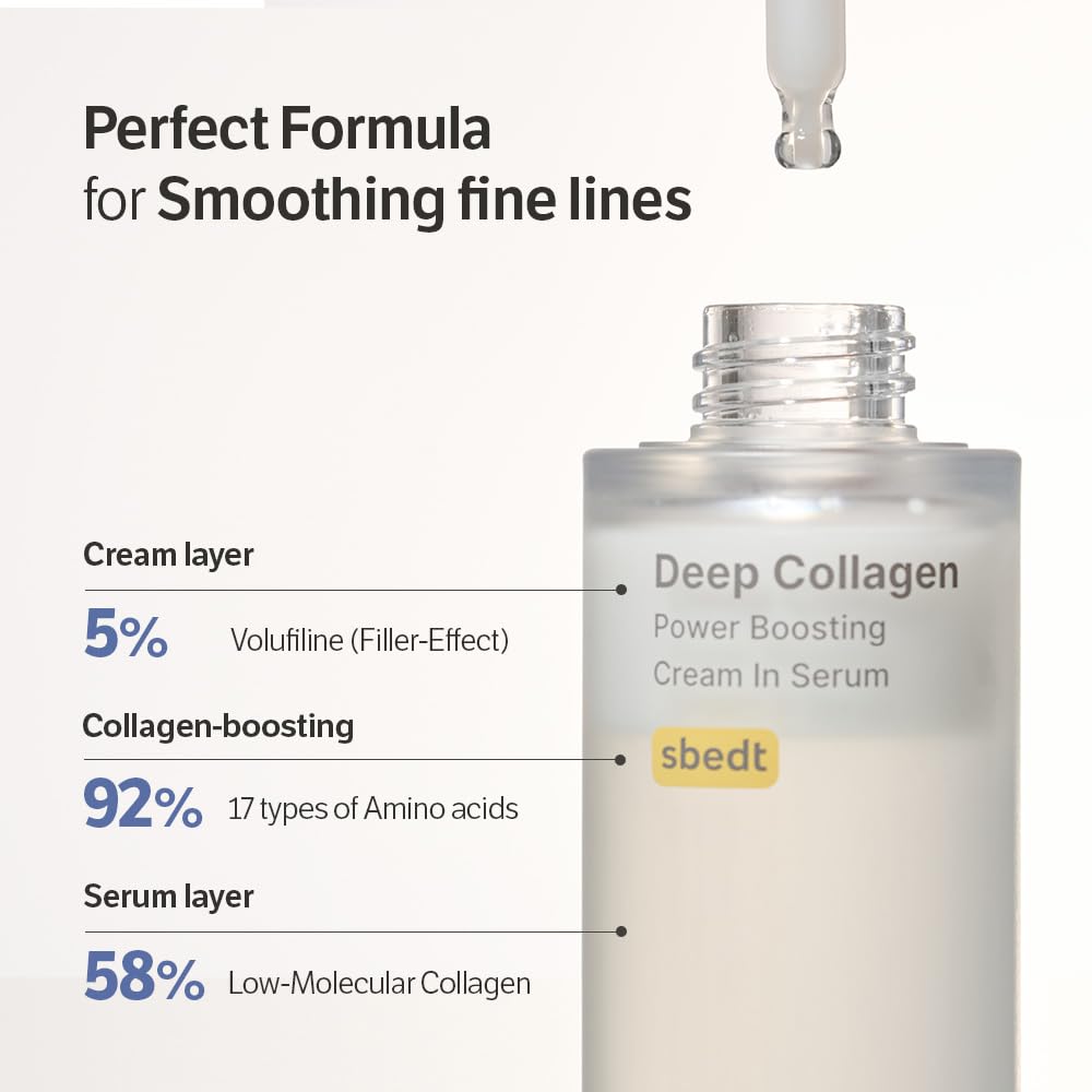 Sungboon Editor Deep Collagen Serum 4-type collagen – Hydrolyzed Collagen Soluble Collagen Atelocollagen Hydrolyzed Collagen Extract French