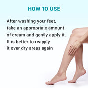Derma B Foot Cream how to use – apply to heels calluses rough patches massage absorb wear socks overnight Korean
