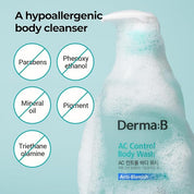 Derma B AC Control Body Wash