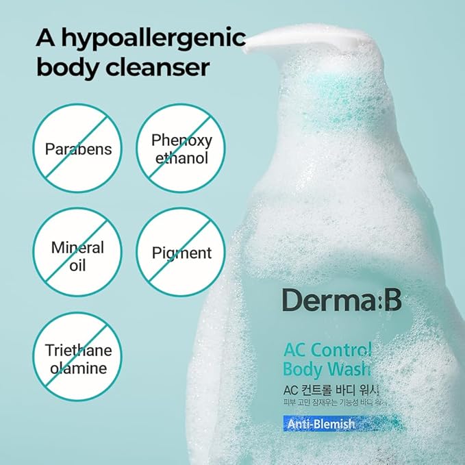 Derma B AC Control Body Wash