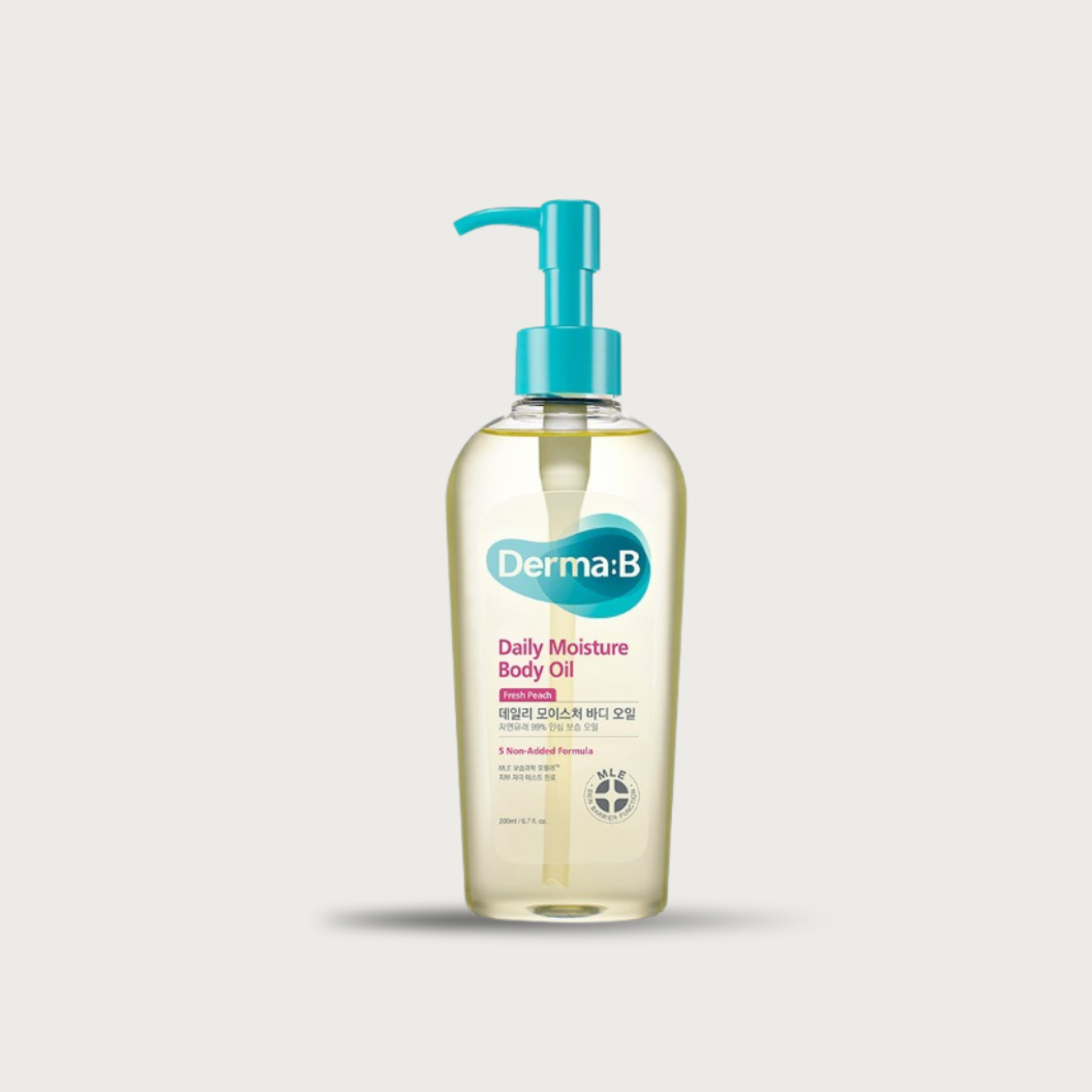 Derma B Daily Moisture Body Oil Fresh Peach 200ml – Korean body oil Argan Sweet Almond Grape Seed Camellia MLE $15