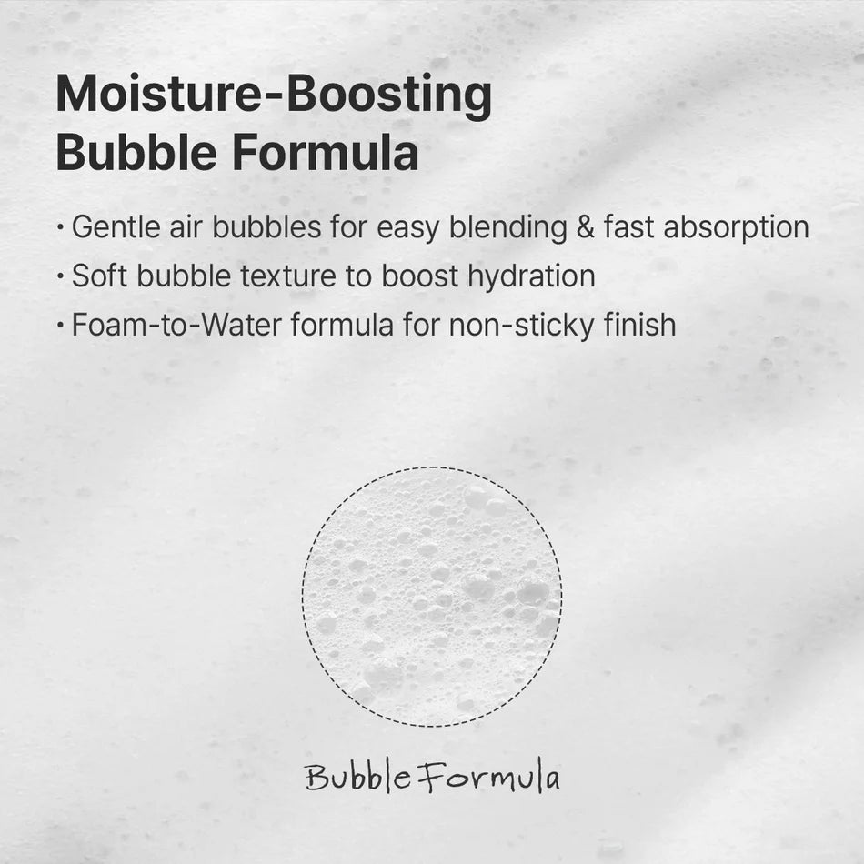 Dr. Althea ABC Glow Serum how to use – dispense foam press gently bubbles collapse to skin Korean whipped serum