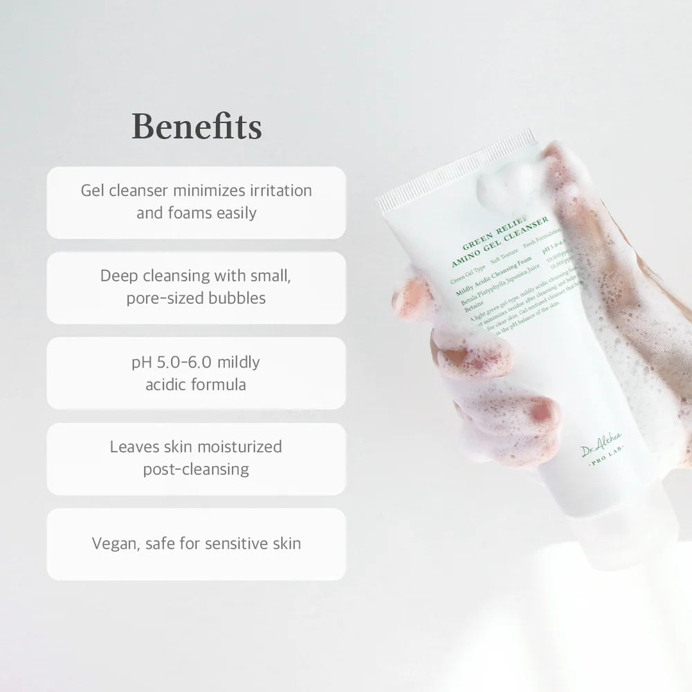 Dr. Althea Green Relief Amino Gel Cleanser - Olive Kollection