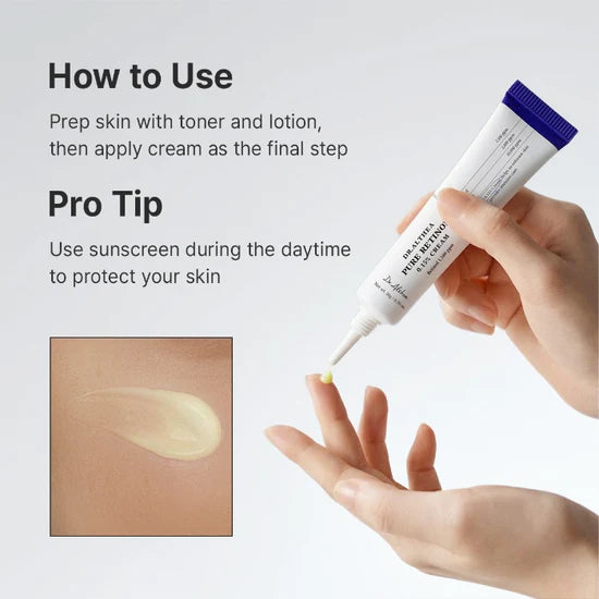 Dr. Althea Pure Retinol Cream before after – fine lines smooth skin firmer texture tone even radiant clearer Korean retinol 0.15% results