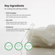 Dr. Althea StretchFit Calming Pad cooling effect – erythritol clinically proven reduces skin temperature 7.16°C one use