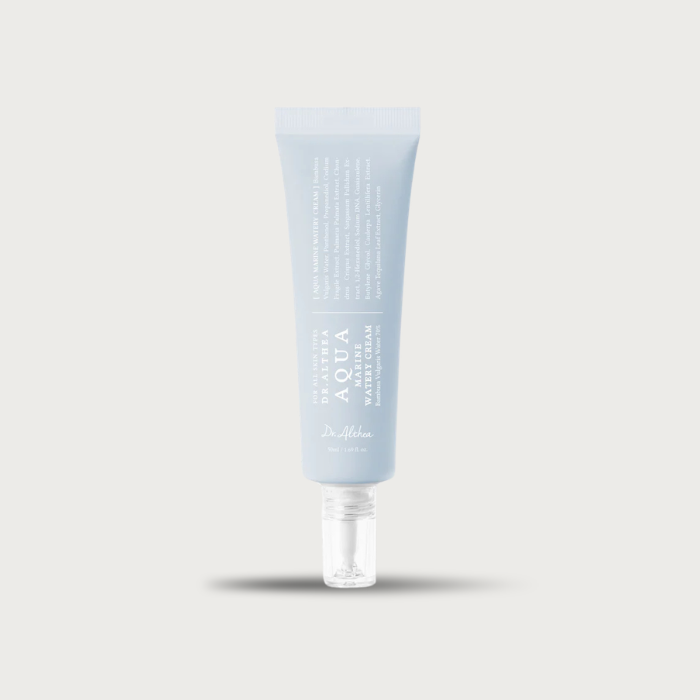 Dr. Althea Aqua Marine Watery Cream 50ml – Korean lightweight moisturizer 12 HA bamboo water blue fragrance-free vegan