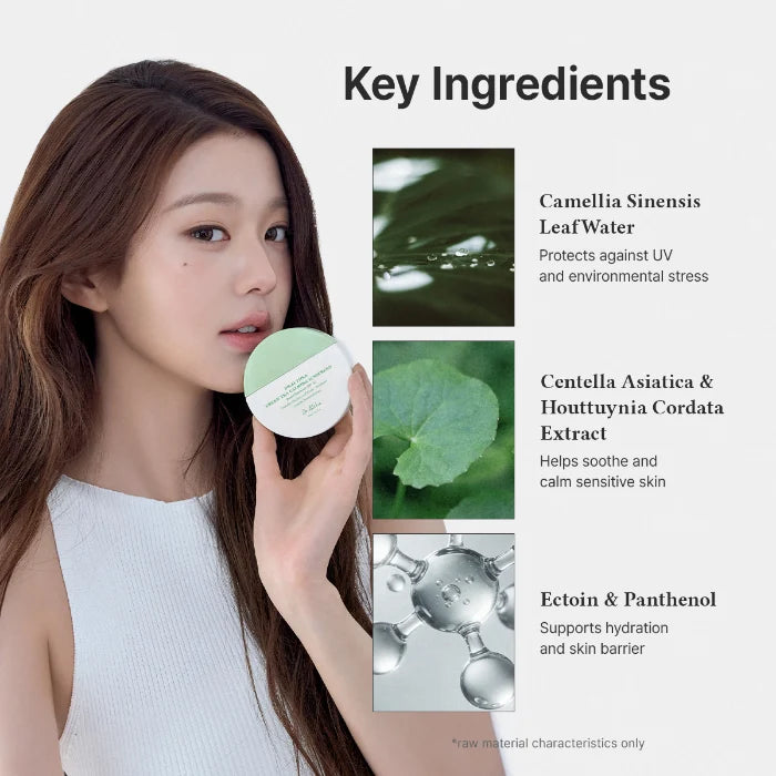Dr. Althea Green Tea Sunscreen green tea leaf water formula