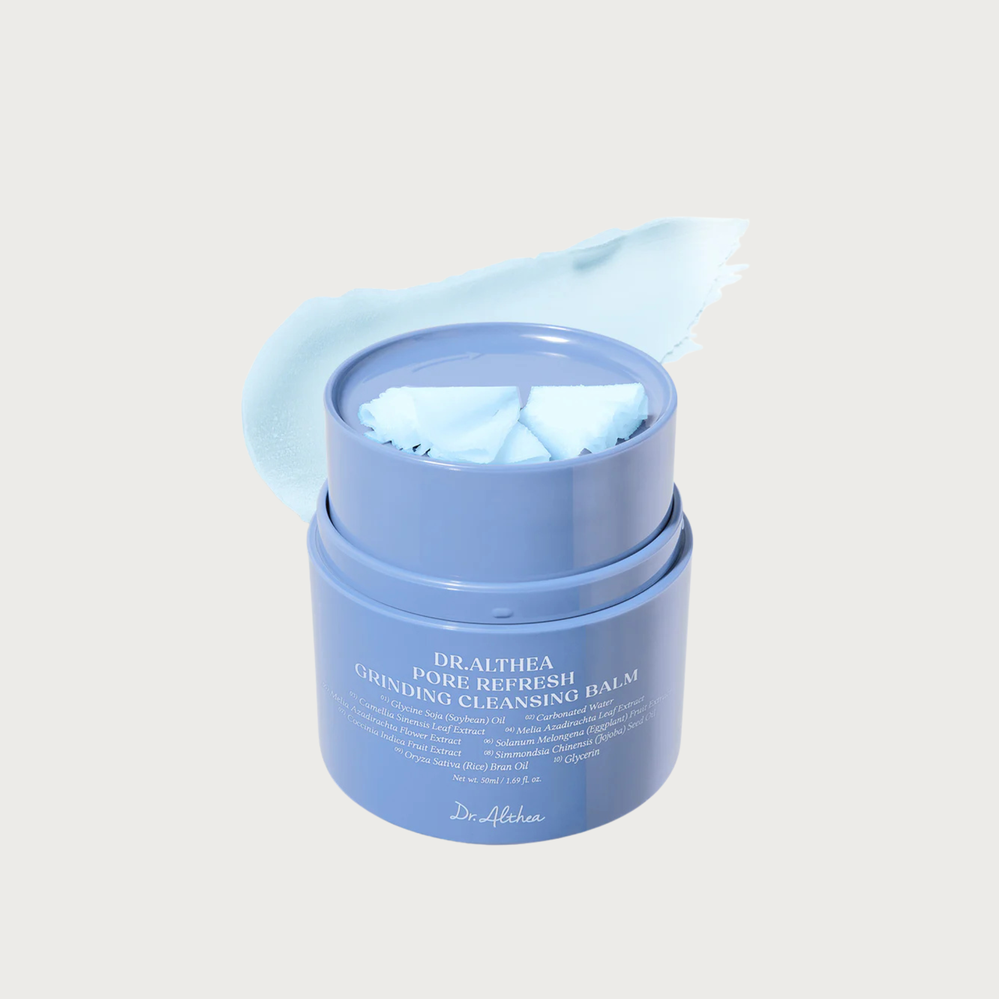 Dr. Althea Pore Refresh Grinding Cleansing Balm 50ml – sodium guaiazulene sulfonate green tea grinder dispenser vegan