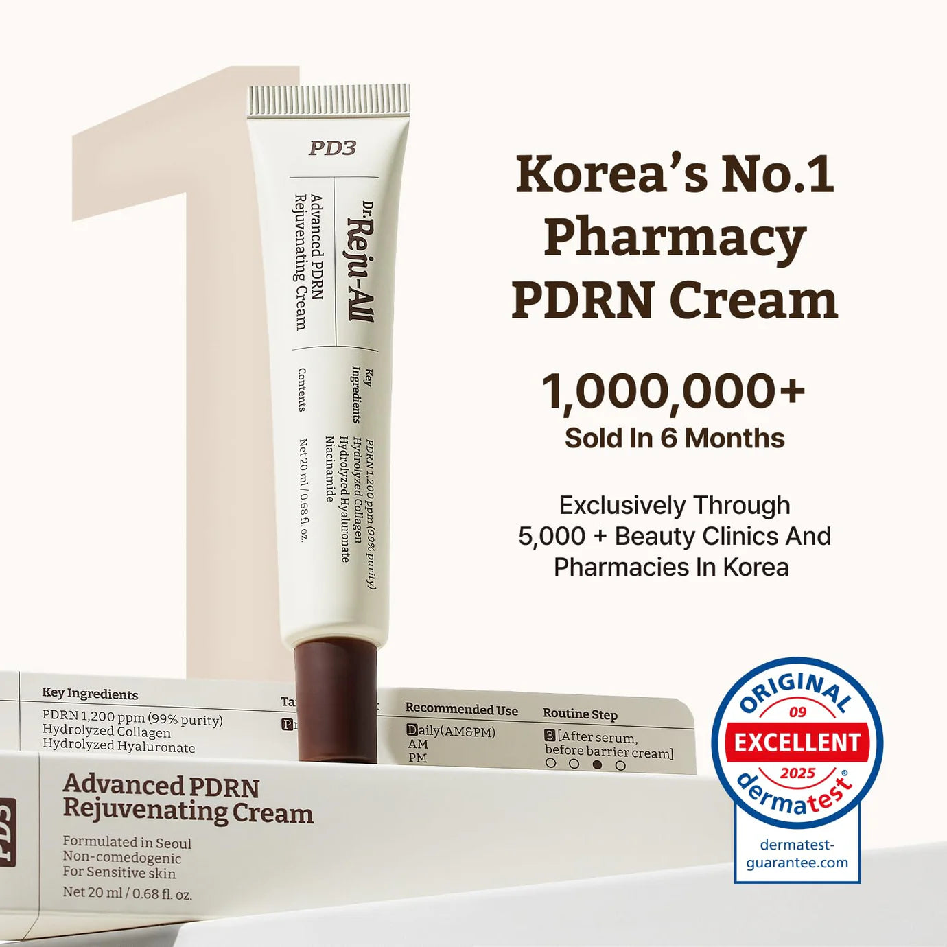 Dr.Reju-All Advanced PDRN Cream 3個 Dr. Reju-All Advanced PDRN Rejuvenating Cream – Korean PDRN Cream
