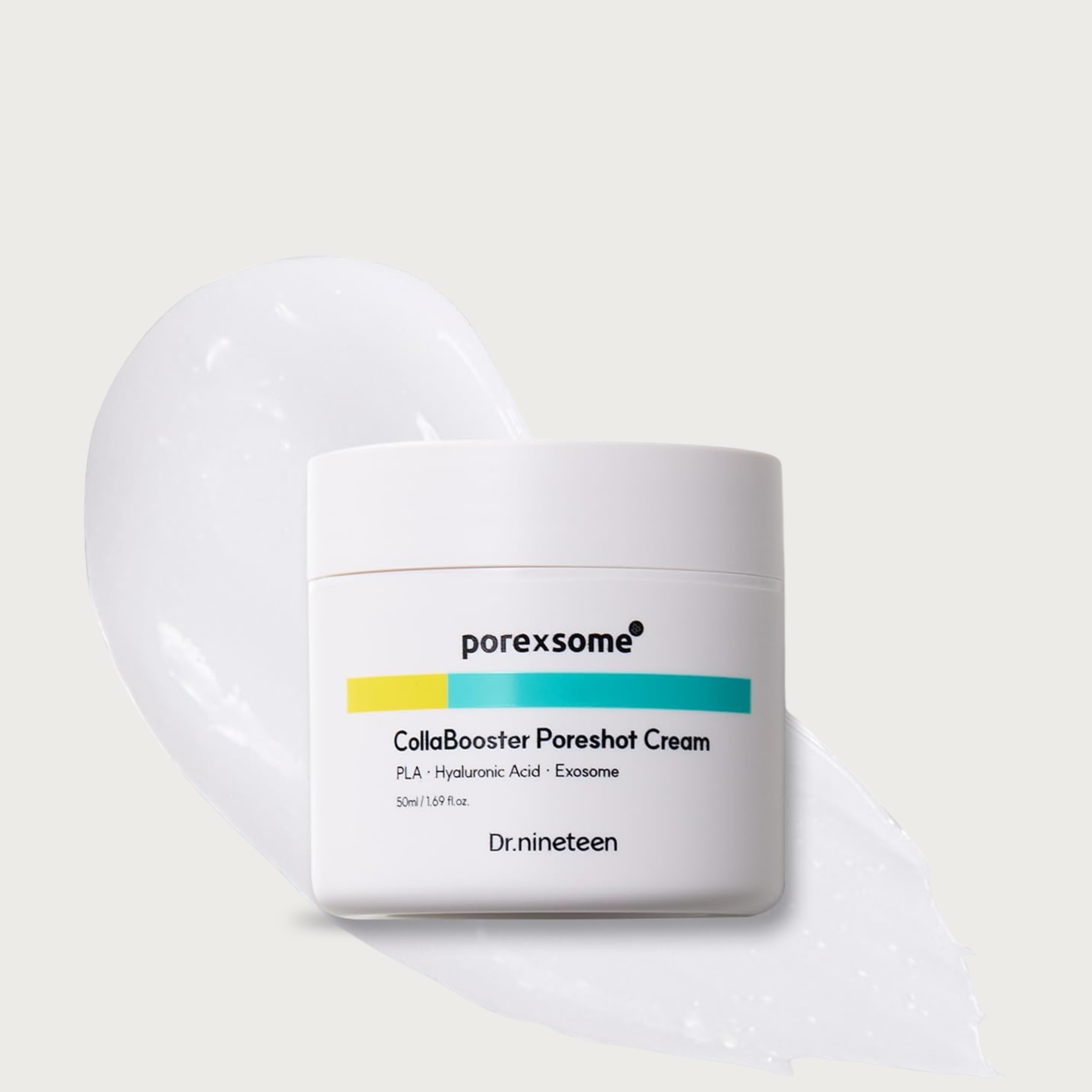 Dr.nineteen CollaBooster Poreshot Cream 50ml – Korean pore cream nano PLA 170mg 12 HA exosome SkinMagnet vegan fragrance-free $22