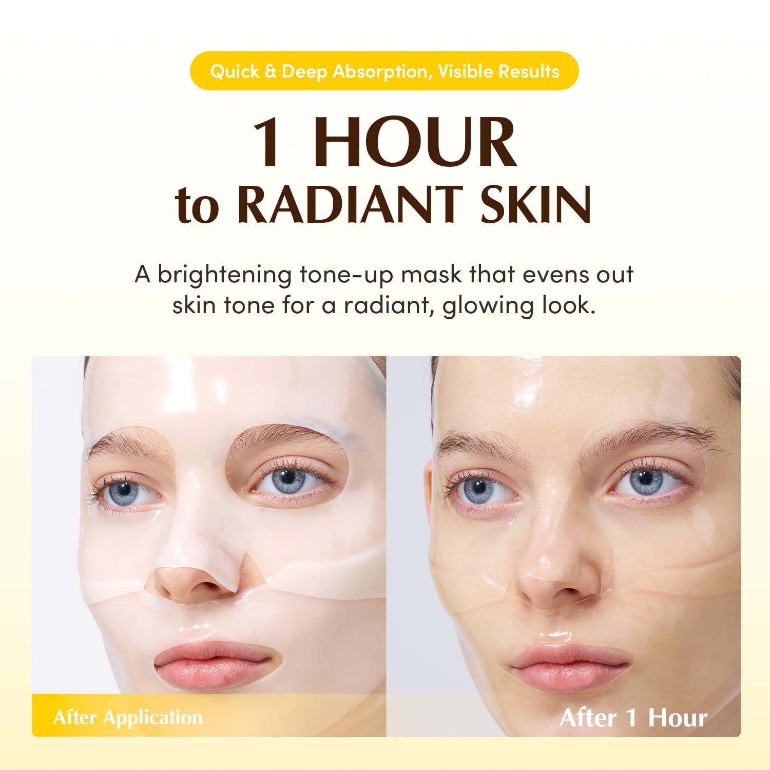 Eqqualberry Collagen Glow Up Hydrogel Mask - Olive Kollection