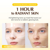Eqqualberry Collagen Glow Up Hydrogel Mask - Olive Kollection