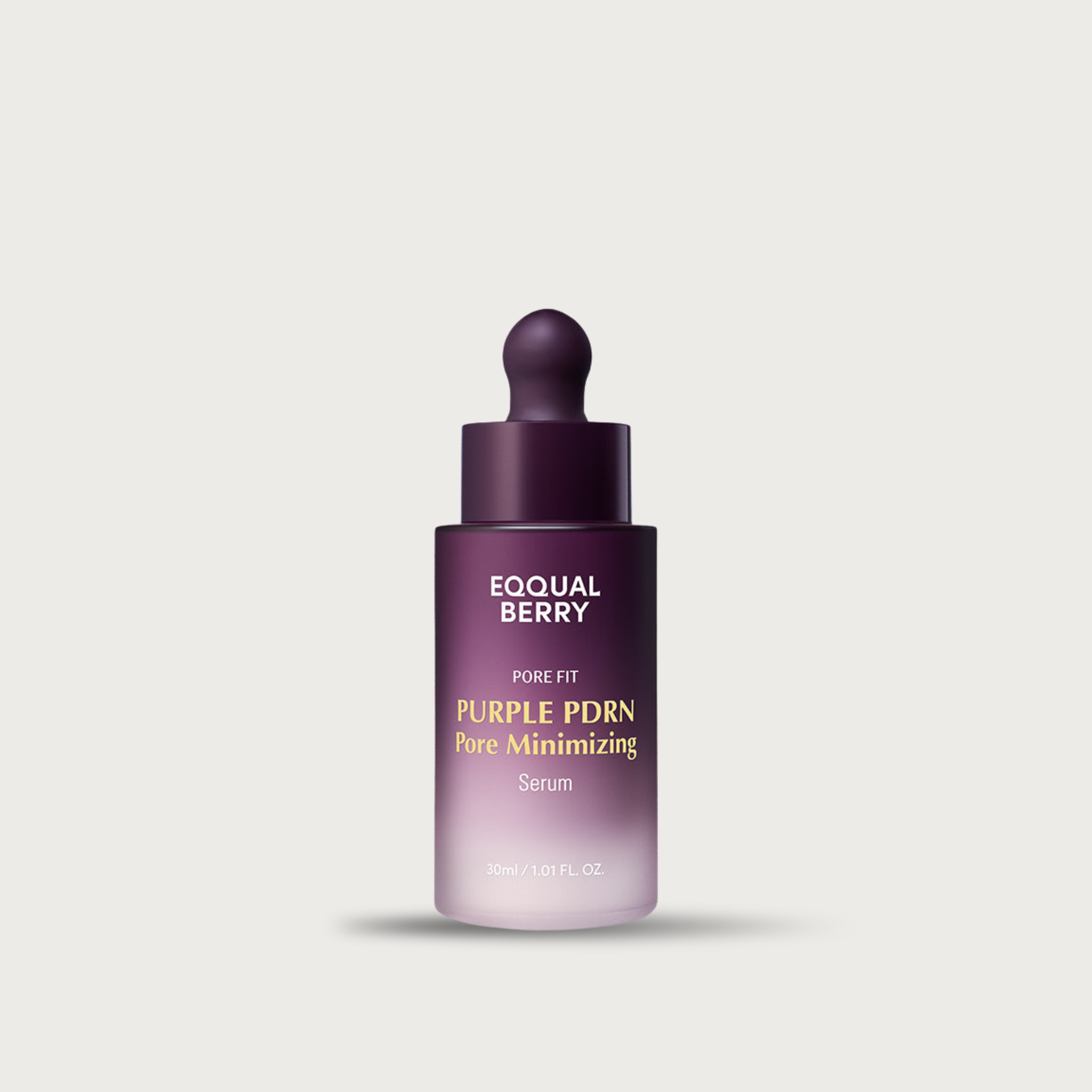 Eqqualberry Purple PDRN Pore Minimizing Serum 30ml – Korean rice PDRN 3% Niacinamide pore-tightening vegan $22.99