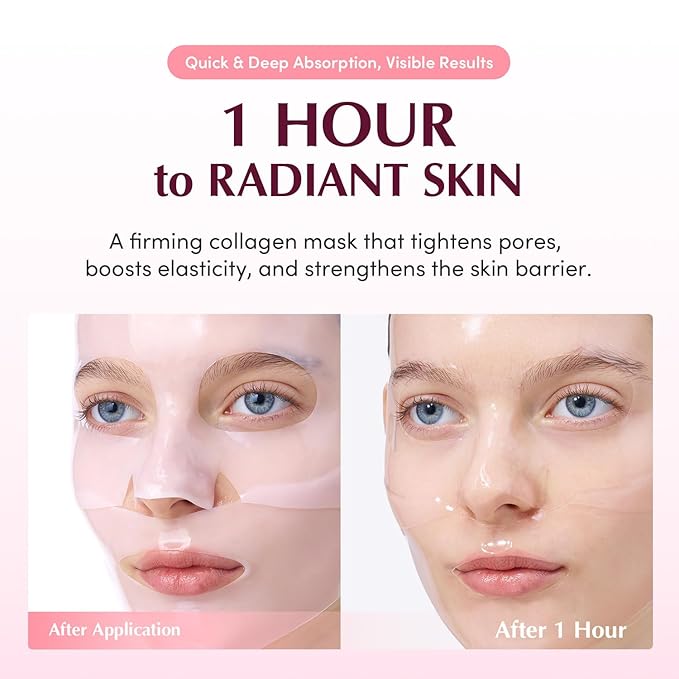 Eqqualberry Collagen Pore-Tight Up Mask Biome PDRN - Olive Kollection