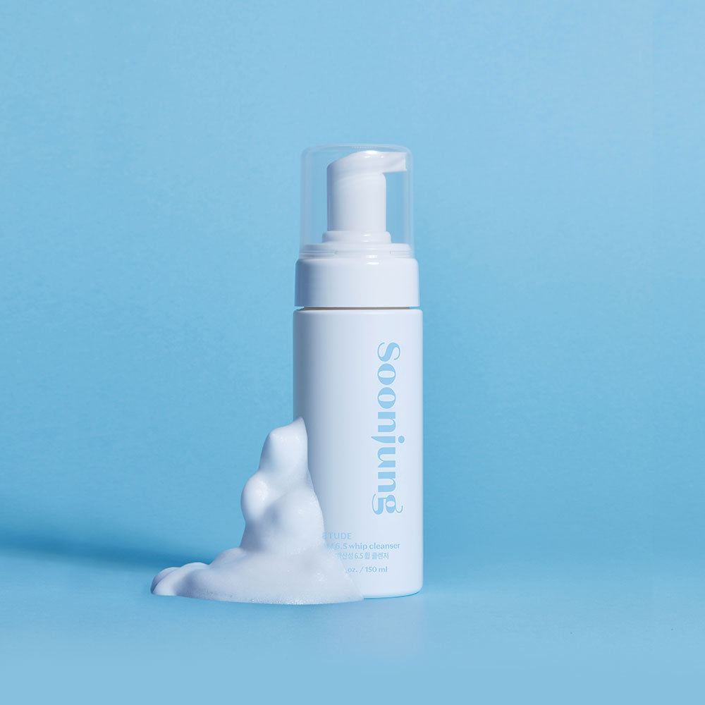 Etude House SoonJung pH 6.5 Whip Cleanser – Korean sensitive skin cleanser pre-whipped foam 14 ingredients EWG Green fragrance-free $14.20