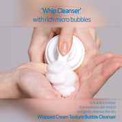 Etude SoonJung Whip Cleanser key ingredients – Panthensoside panthenol madecassoside green tea 14 ingredients pH 6.5 hypoallergenic