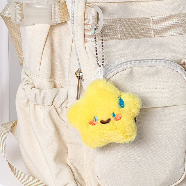 Fluffy Star Plush Keychain Blind Box