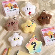 Fluffy Star Plush Keychain Blind Box