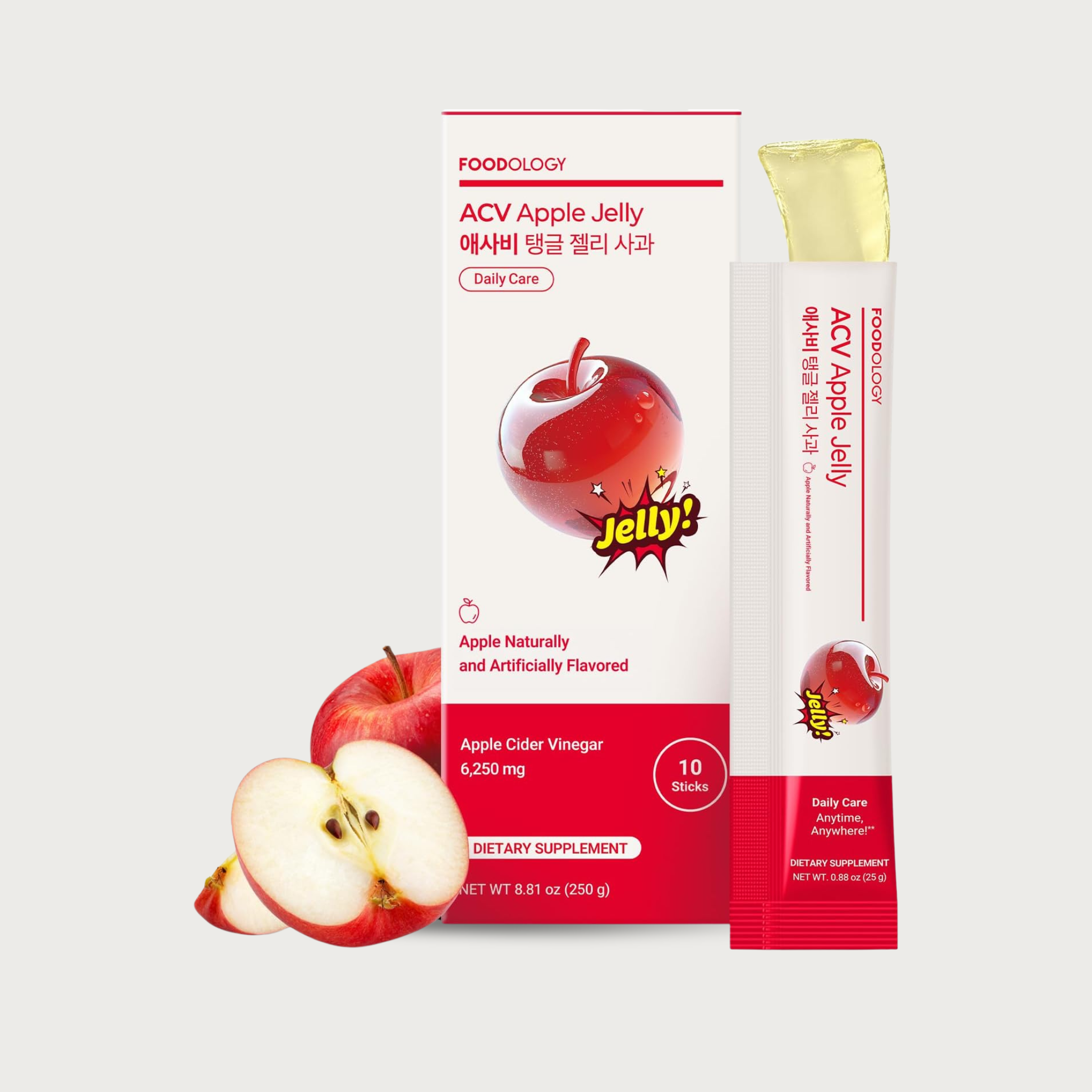 Foodology Apple Cider Vinegar Stick Jelly (Apple)