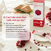 Foodology Coleology Cutting Jelly texture close up chewy pomegranate jelly stick