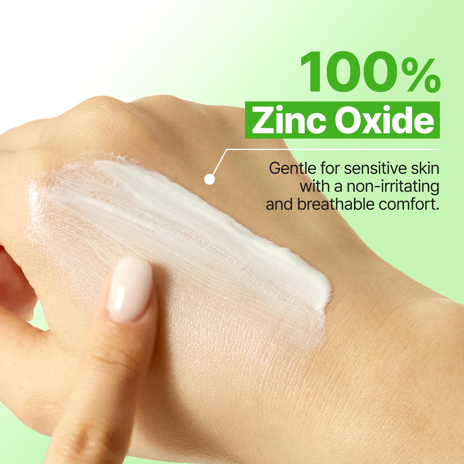 Goodal Heartleaf Zinc 100 Sunscreen Triple Zinc Complex – Zinc Oxide Zinc Gluconate Zinc Lactate SPF 50 broad spectrum UVA UVB protection acne