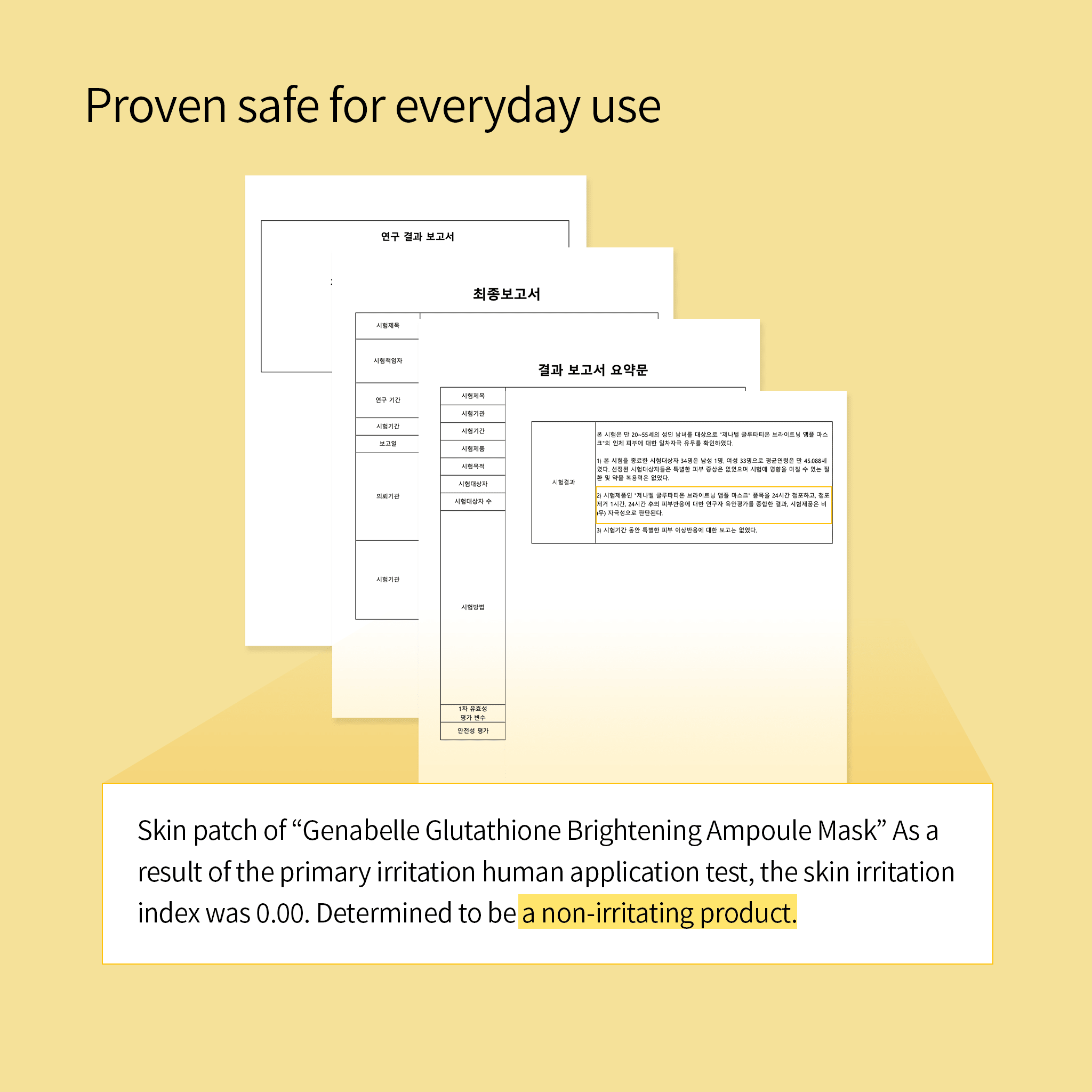 Genabelle Glutathione Brightening Mask 5pcs box – K-beauty brightening sheet mask dark spots hyperpigmentation sensitive skin