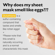 Genabelle Glutathione Mask 6 brightening actives – glutathione tranexamic niacinamide stable vitamin C Kakadu Plum Camu Camu