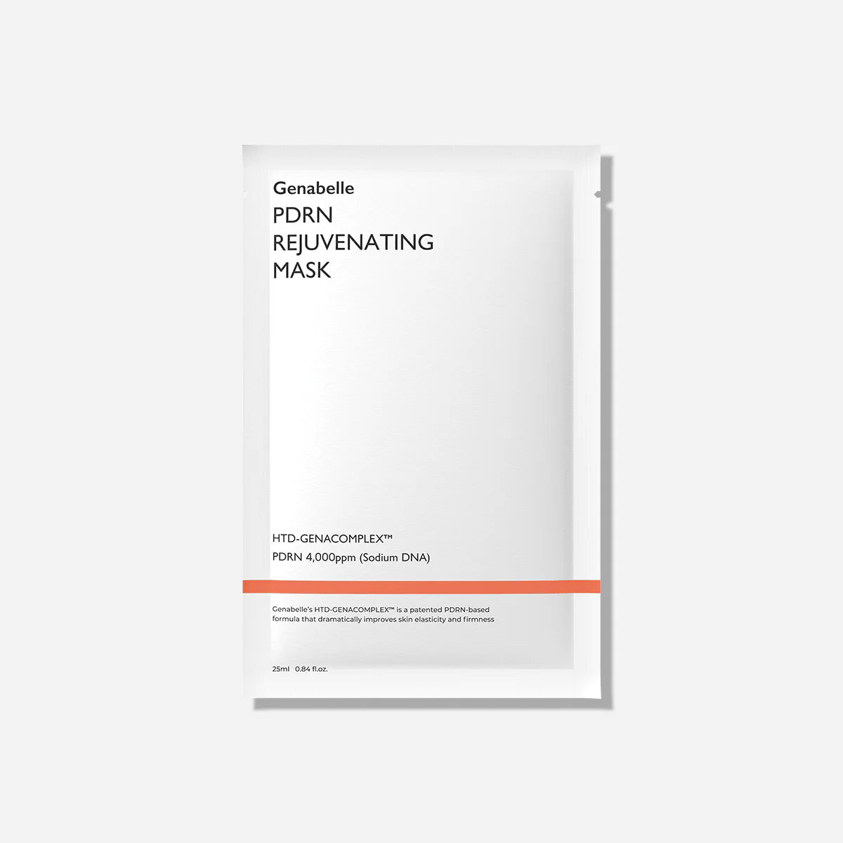 Genabelle PDRN Rejuvenating Mask Sheet – HTD-GENACOMPLEX 5-Flower Amino Acids Vegan 5pcs