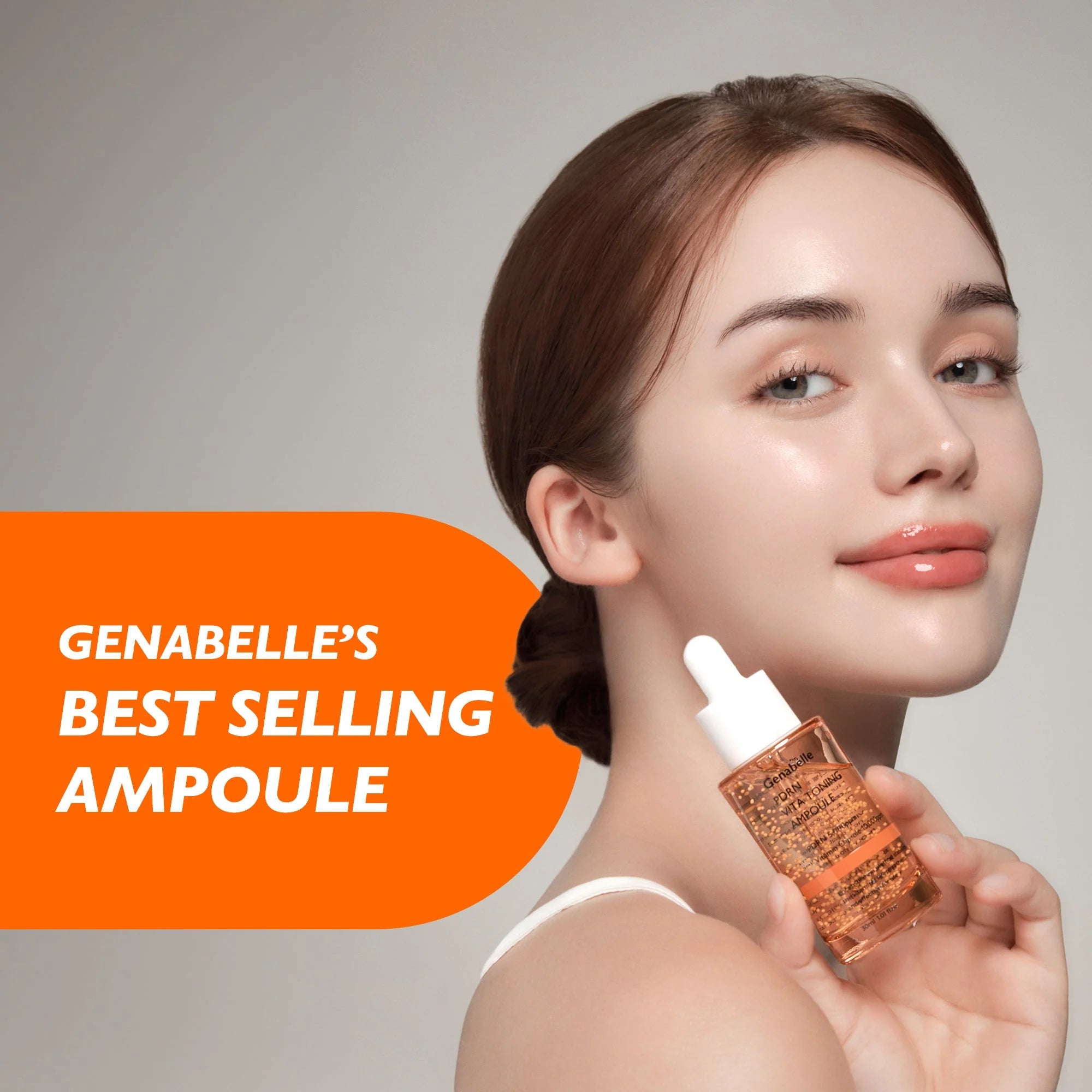 Genabelle PDRN Ampoule HTD-GENACOMPLEX – patented salmon DNA triple HA Tripeptide-1 collagen elasticity plumpness radiance