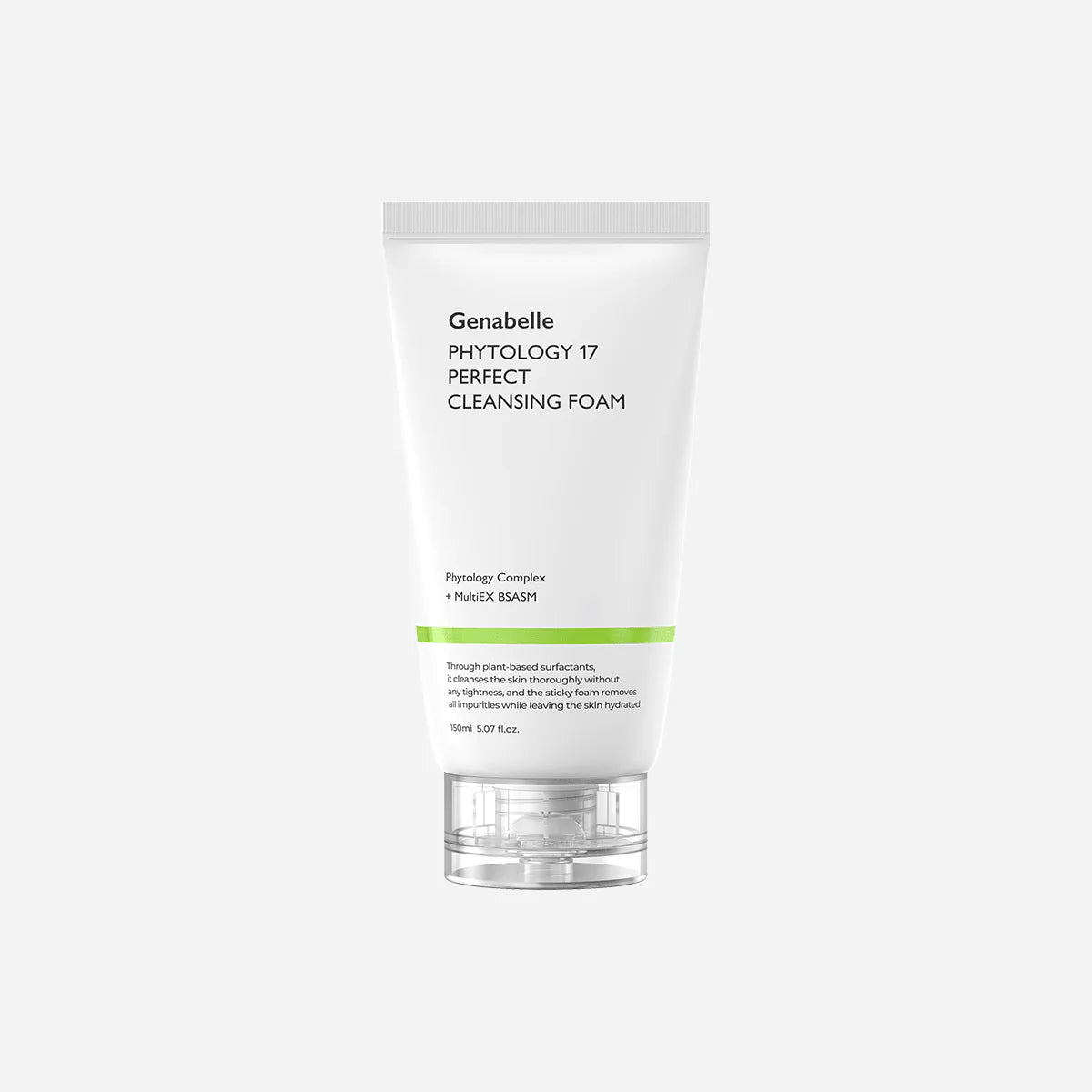 Genabelle Phytology 17 Perfect Cleansing Foam 150ml – 170000ppm botanical complex MultiEX BSASM fragrance-free sensitive skin