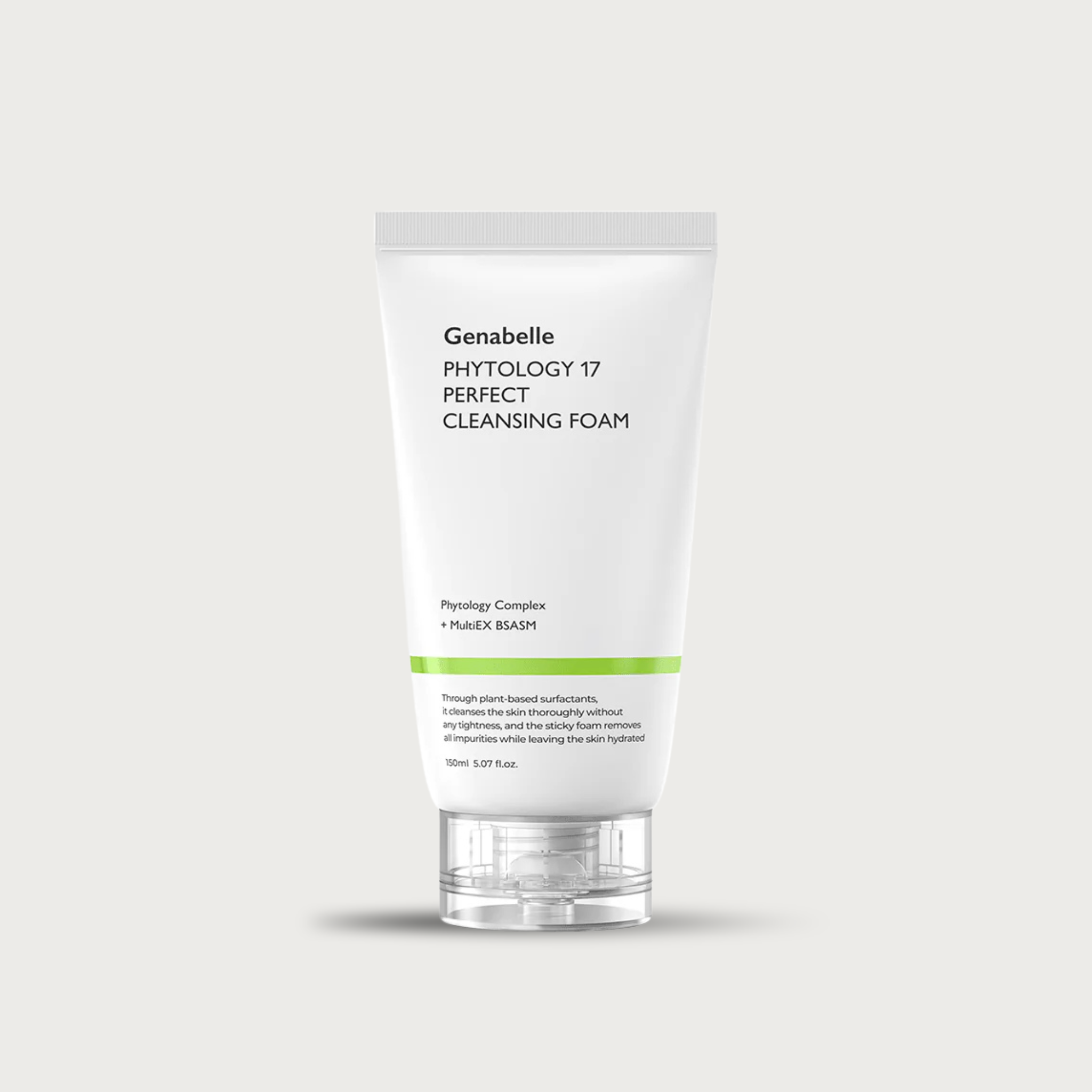 Genabelle Phytology 17 Perfect Cleansing Foam 150ml – 170000ppm botanical complex MultiEX BSASM fragrance-free sensitive skin