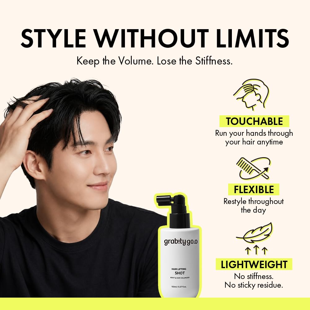 Grabity Lifting Shot key ingredients – LiftMax308 Caffeine Niacinamide Salicylic Acid 6 Korean herbs Panthenol Biotin