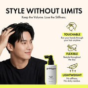 Grabity Lifting Shot key ingredients – LiftMax308 Caffeine Niacinamide Salicylic Acid 6 Korean herbs Panthenol Biotin