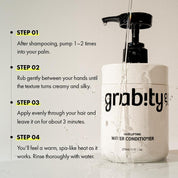 Grabity Water Treatment key features – lightweight liquid not cream +20% volume salon steam effect LiftMax308 polyphenol Korean