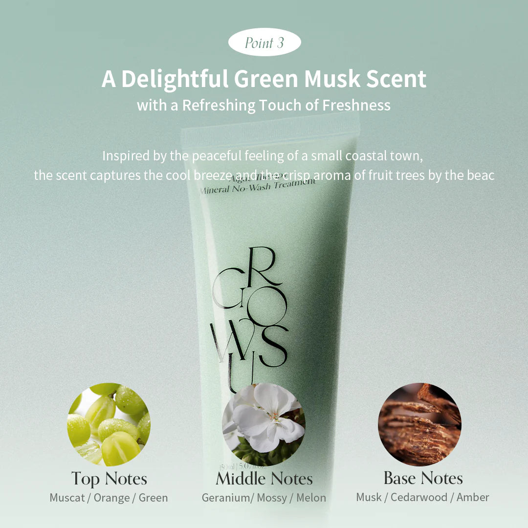 Growus Algae Therapy Mineral No Wash Treatment 150 ml - Olive Kollection