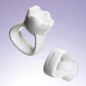 HAUA Ring Gua Sha on hand – ring slides onto finger hands-free grip precise control beginner-friendly Korean beauty tool